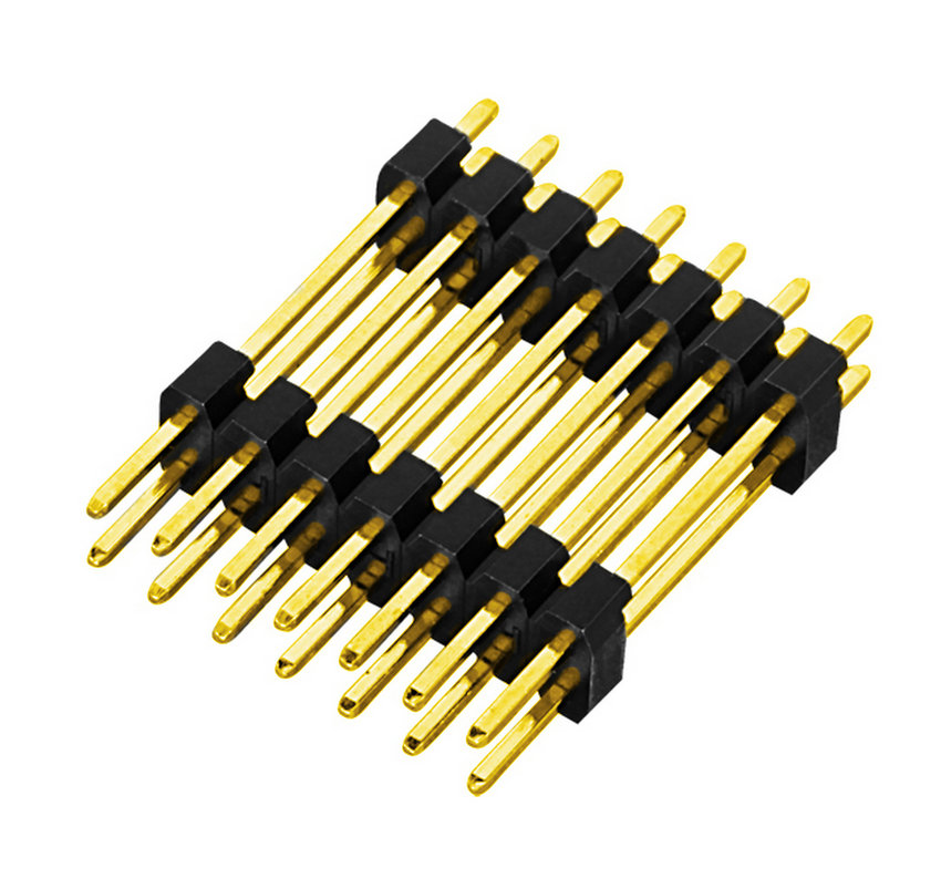 PH1.27mm Pin Header, Dual Row Dual Body Straight Type Pin Connector Board to Board Connector