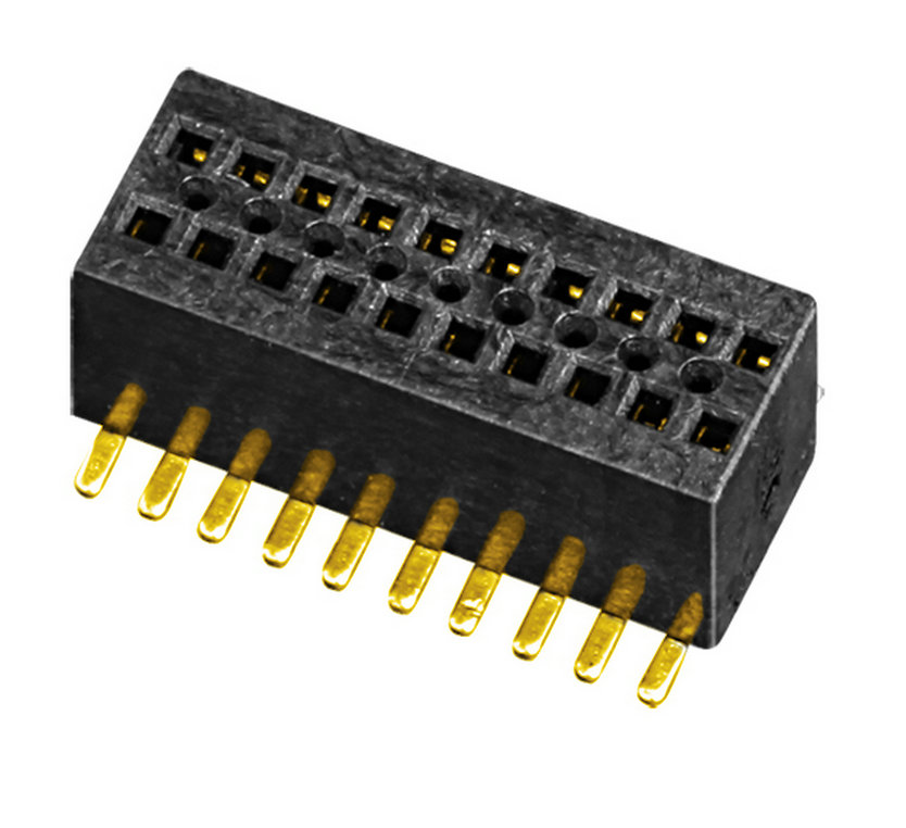 PH0.8mm Female Header   H=2.6 Dual Row U-type SMT type Board to Board Connector 