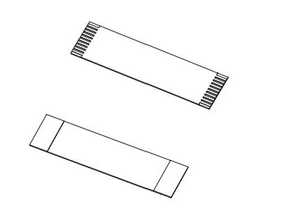 FFC軟排線1.0mm Pitch 同面 