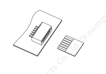 無(wú)鎖雙面臥貼 1.0mm Pitch H2.9 