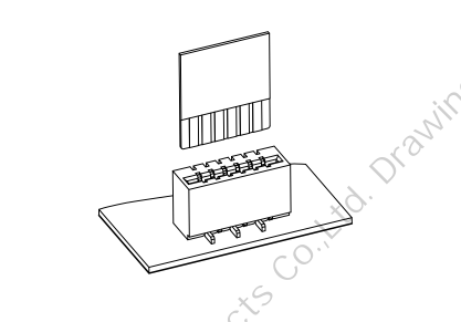 無鎖雙面立貼 1.0mm Pitch H4.5 